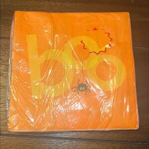 Halloween Boo Spider 2 Ply Luncheon Napkins 20 Pack